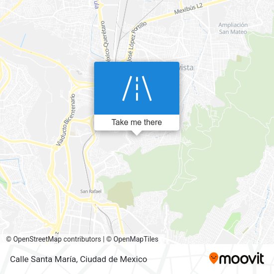 Calle Santa María map