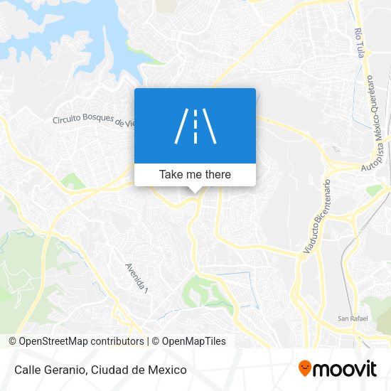 Calle Geranio map