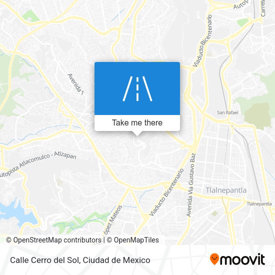 Calle Cerro del Sol map
