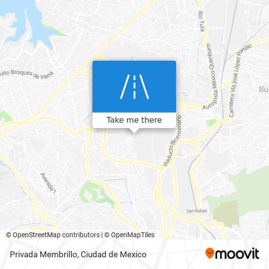 Privada Membrillo map