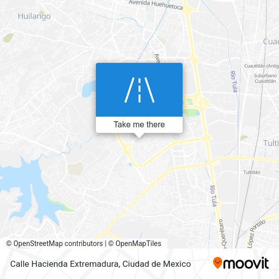 Mapa de Calle Hacienda Extremadura