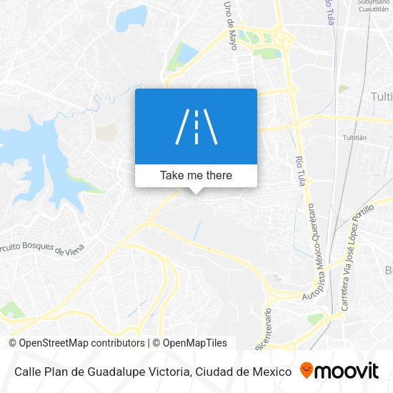 Mapa de Calle Plan de Guadalupe Victoria