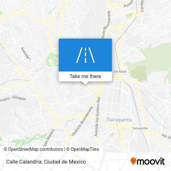 Calle Calandria map