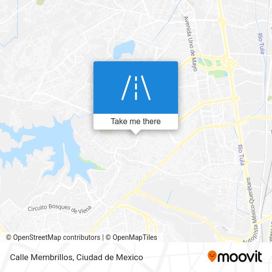 Mapa de Calle Membrillos