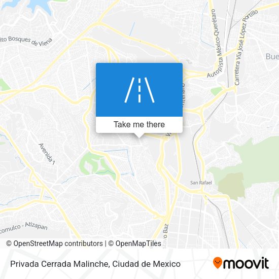 Privada Cerrada Malinche map