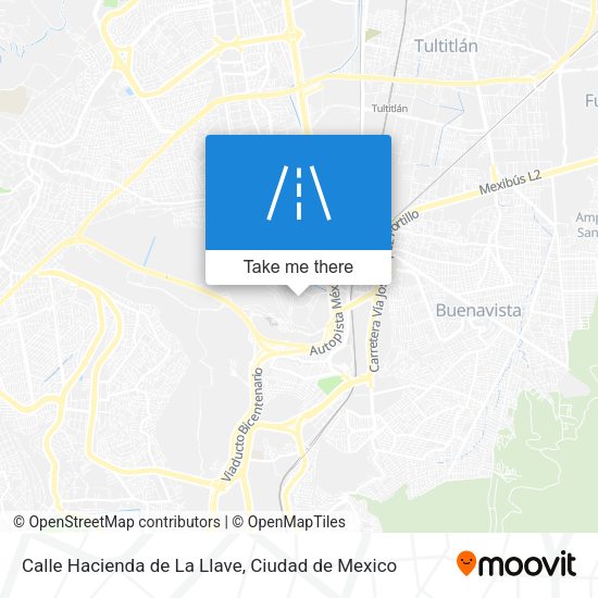 Calle Hacienda de La Llave map