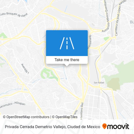 Mapa de Privada Cerrada Demetrio Vallejo