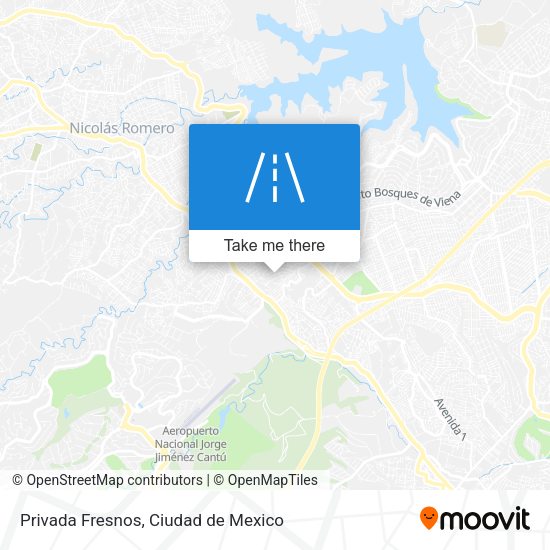Privada Fresnos map