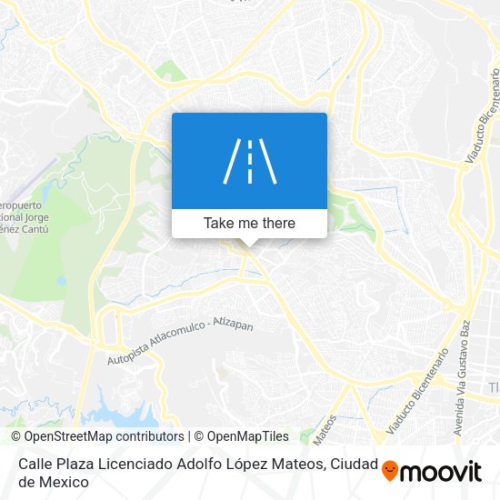 Mapa de Calle Plaza Licenciado Adolfo López Mateos