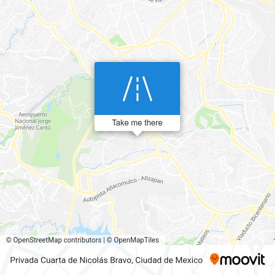 Privada Cuarta de Nicolás Bravo map