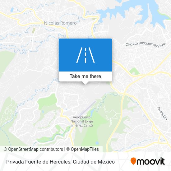 Privada Fuente de Hércules map