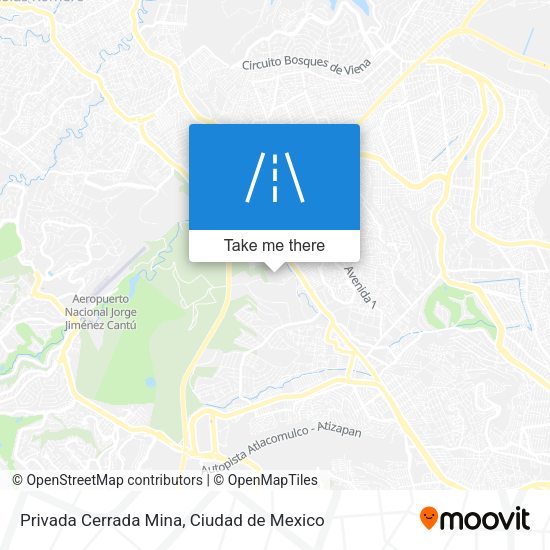 Privada Cerrada Mina map