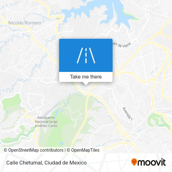 Mapa de Calle Chetumal