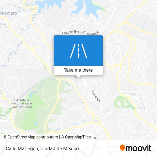 Mapa de Calle Mar Egeo