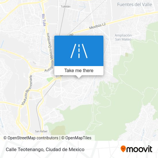 Calle Teotenango map