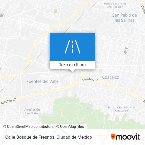 Calle Bosque de Fresnos map