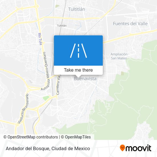 Mapa de Andador del Bosque