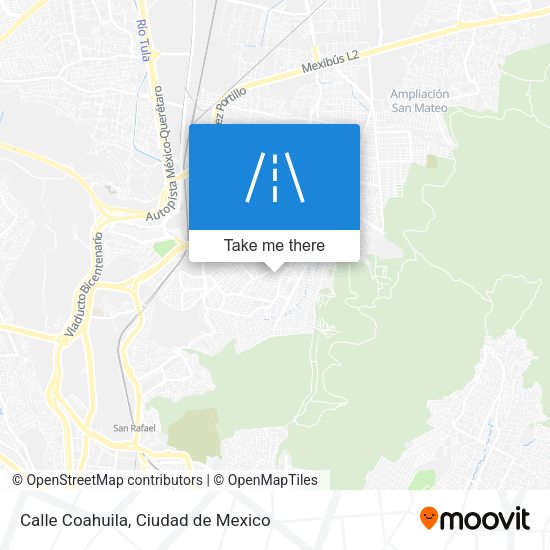 Mapa de Calle Coahuila