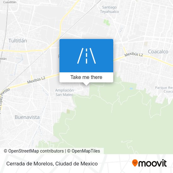 Cerrada de Morelos map