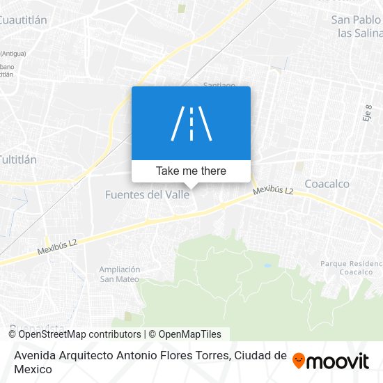 Mapa de Avenida Arquitecto Antonio Flores Torres