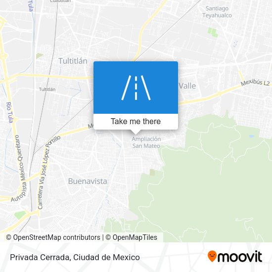 Privada Cerrada map