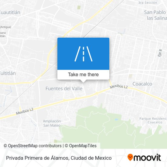 Mapa de Privada Primera de Álamos