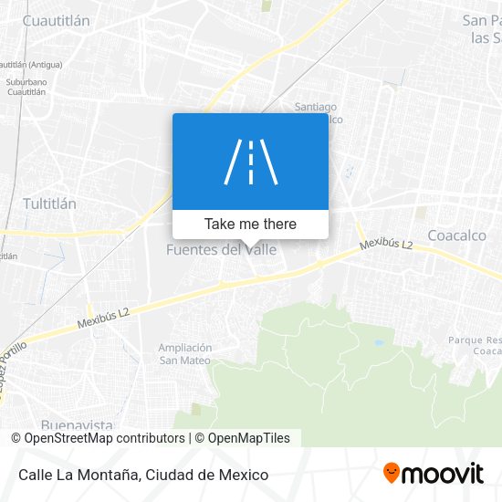 Calle La Montaña map