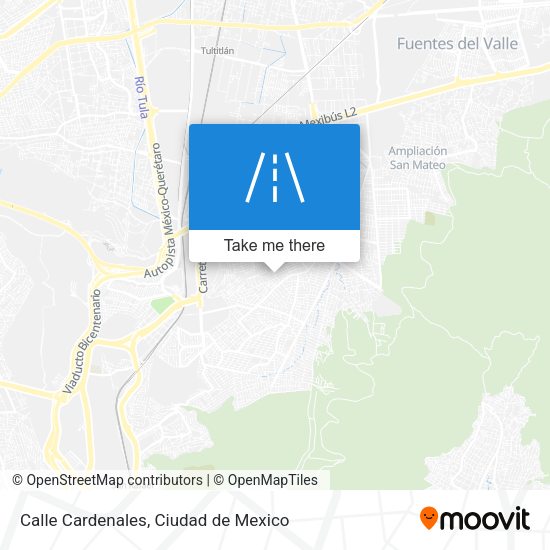 Calle Cardenales map