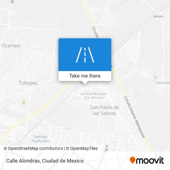 Calle Alondras map