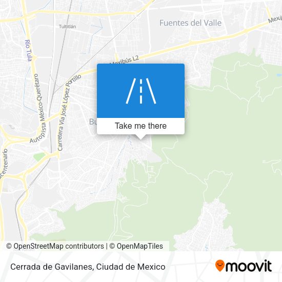 Cerrada de Gavilanes map