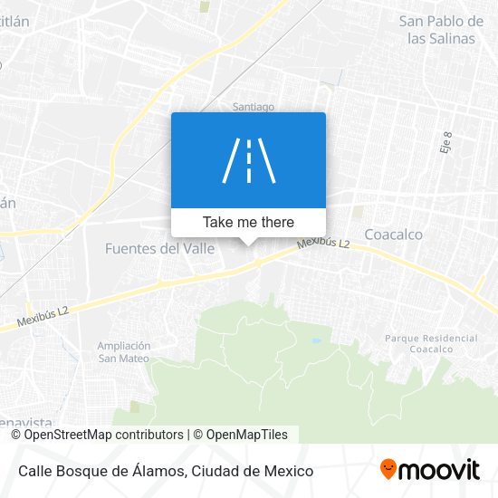 Calle Bosque de Álamos map