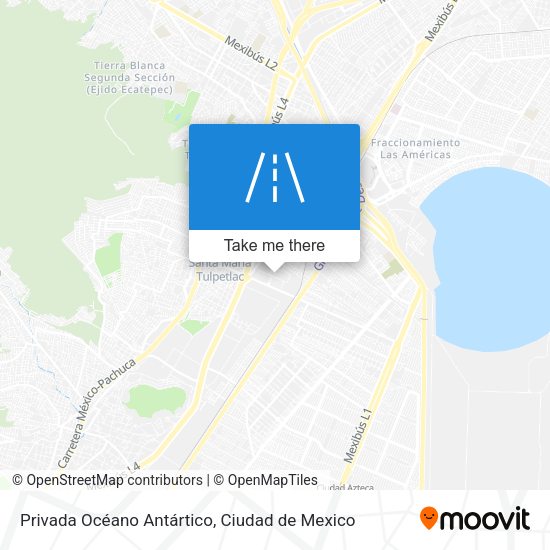 Privada Océano Antártico map