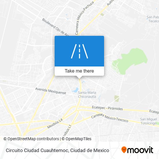 Mapa de Circuito Ciudad Cuauhtemoc