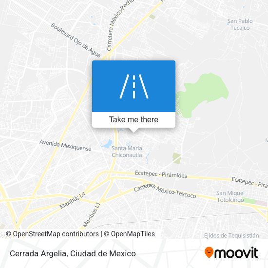 Cerrada Argelia map