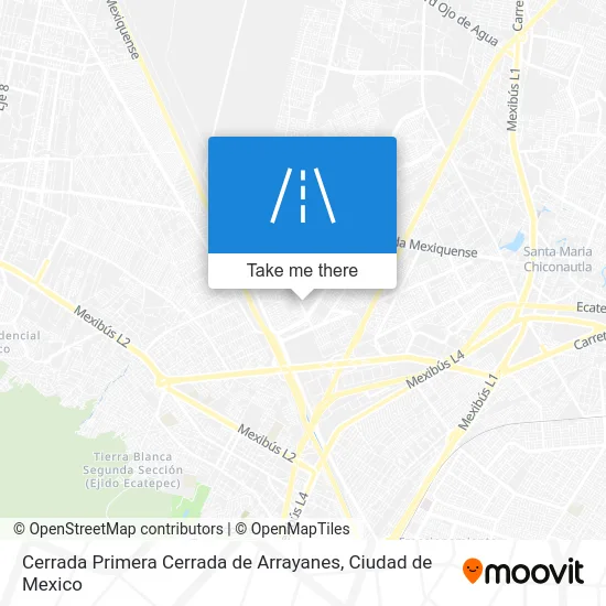 Cerrada Primera Cerrada de Arrayanes map