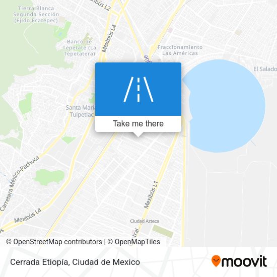 Cerrada Etiopía map