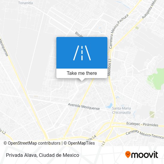 Privada Alava map