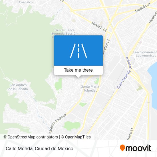 Calle Mérida map