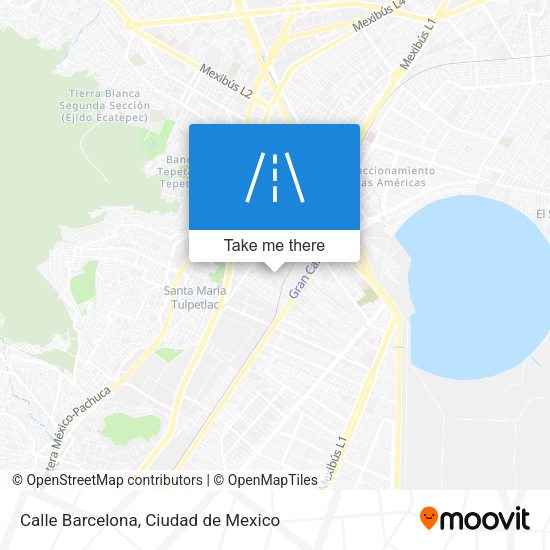 Mapa de Calle Barcelona