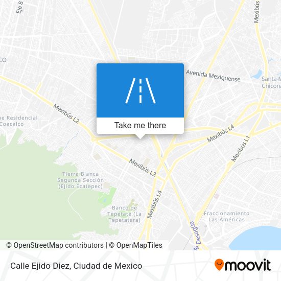 Calle Ejido Diez map