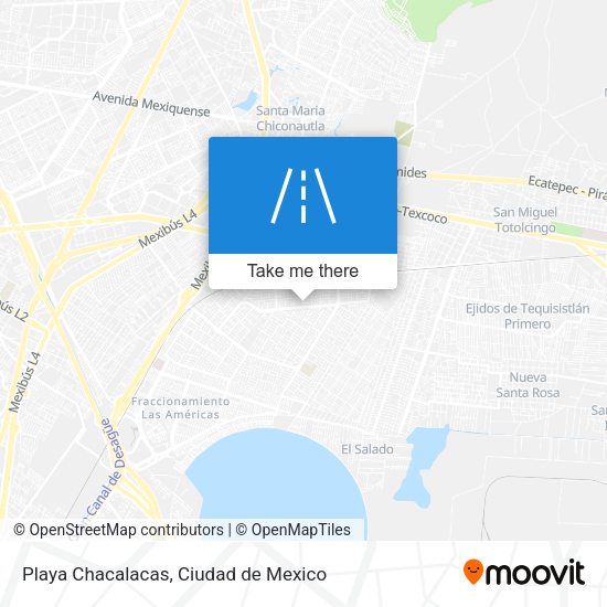 Playa Chacalacas map