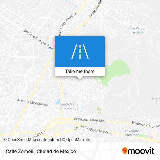 Calle Zomolli map