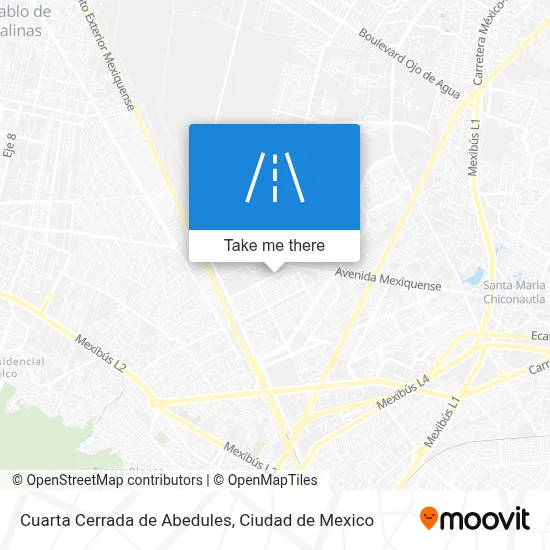 Cuarta Cerrada de Abedules map