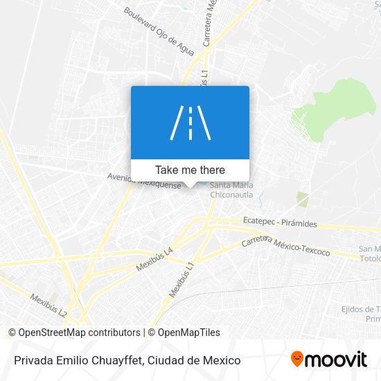 Mapa de Privada Emilio Chuayffet