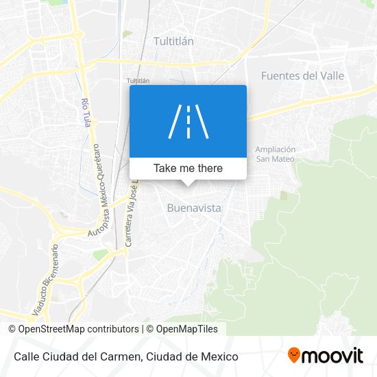 Mapa de Calle Ciudad del Carmen