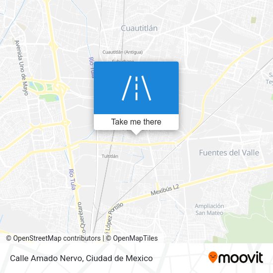 Calle Amado Nervo map