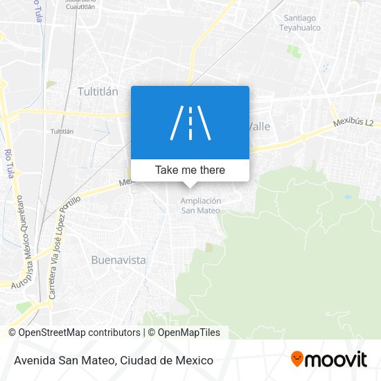Mapa de Avenida San Mateo