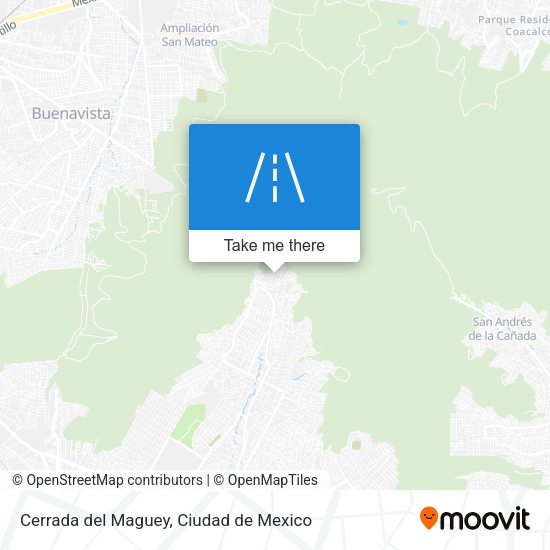 Cerrada del Maguey map