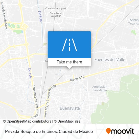 Privada Bosque de Encinos map