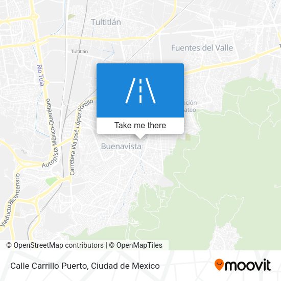 Mapa de Calle Carrillo Puerto